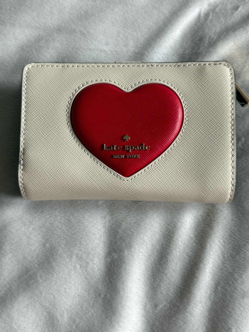 Kate Spade Madison Puffy Heart Medium Bifold Wallet NWT